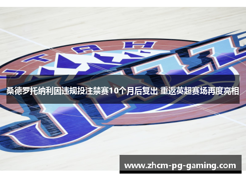 桑德罗托纳利因违规投注禁赛10个月后复出 重返英超赛场再度亮相